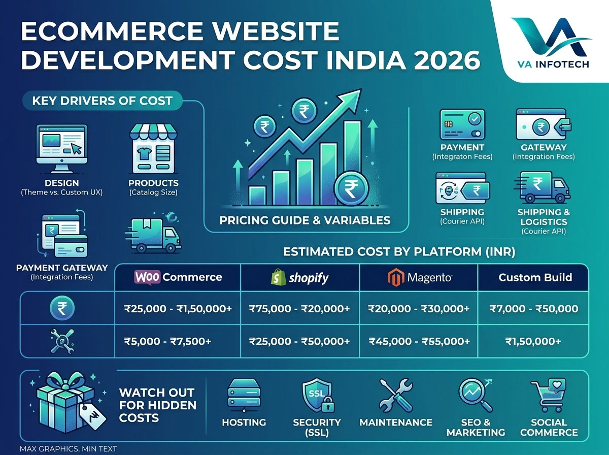 How Much Does Ecommerce Website Development Cost in India in 2026?
