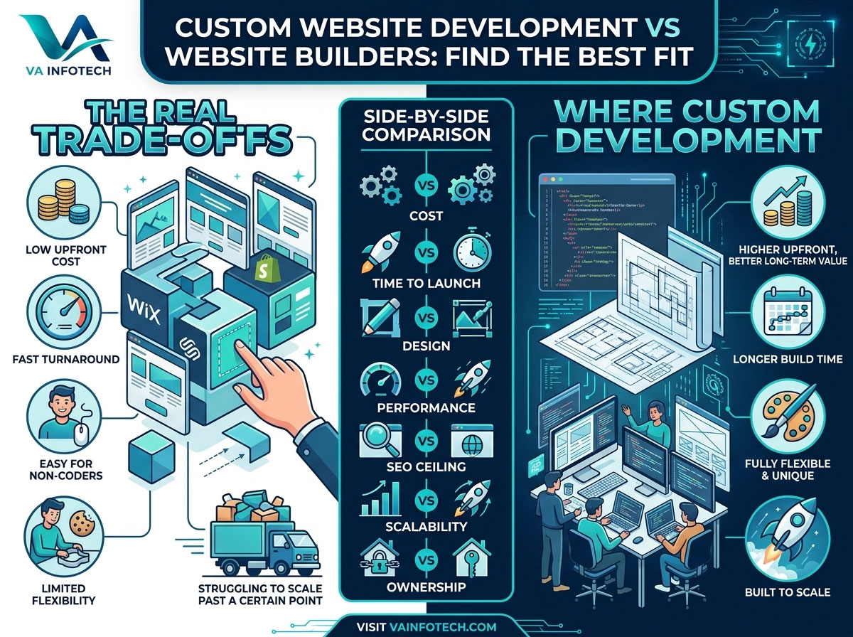 Custom Website Development vs Website Builders: Which Is Better?