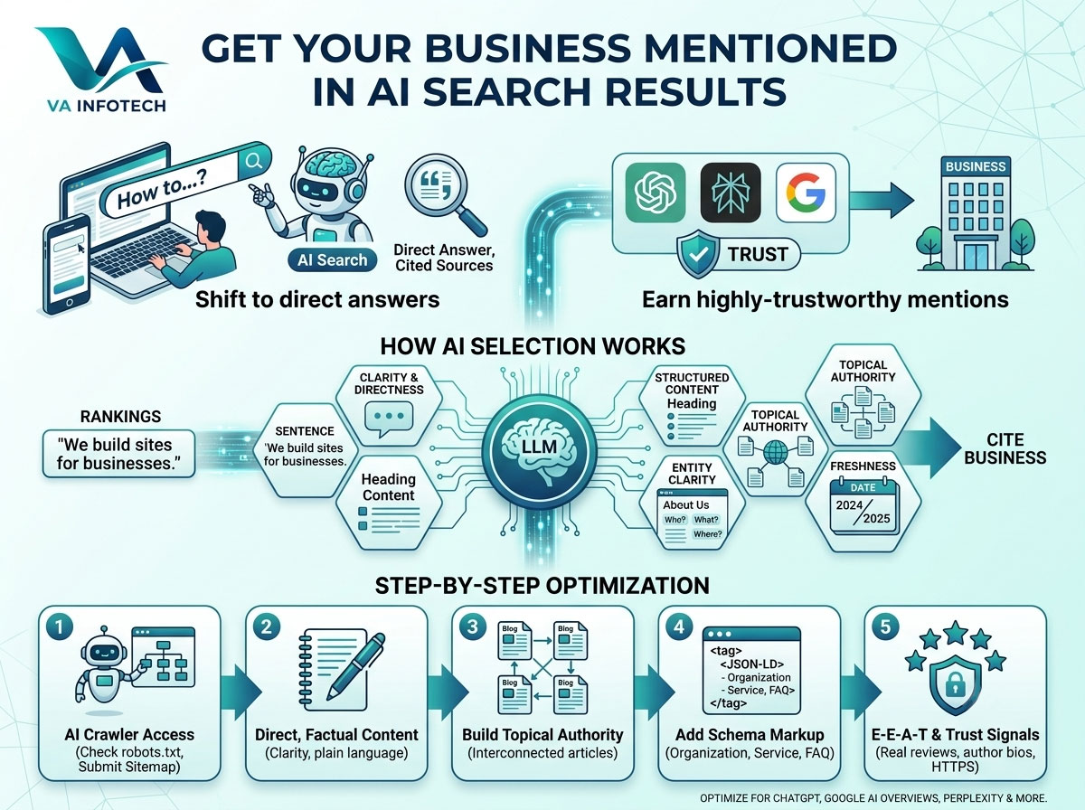 How to Get Your Business Mentioned in AI Search Results