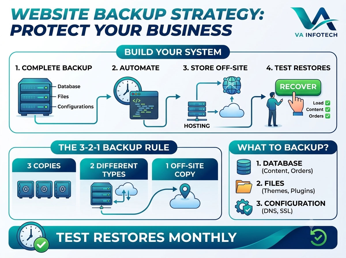 Website Backup Strategy: How to Protect Your Business Website