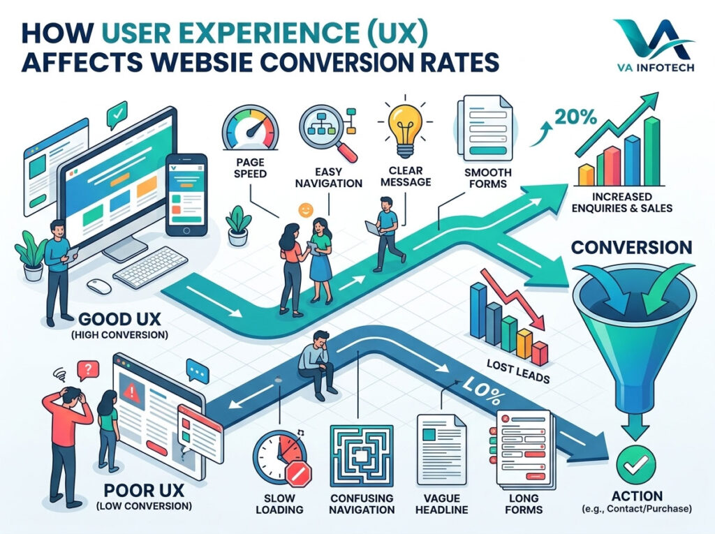 How User Experience Affects Website Conversion Rates