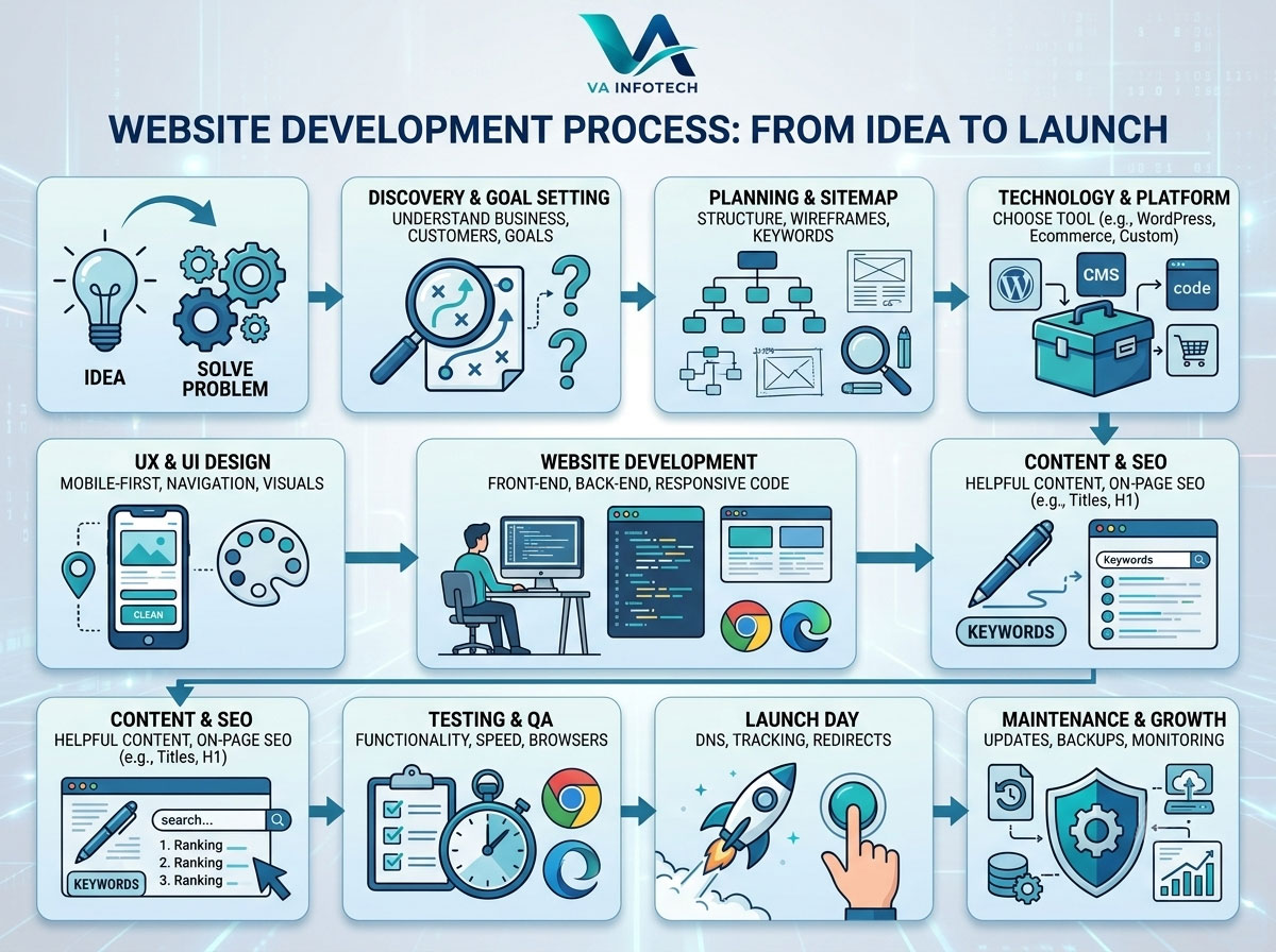 Website Development Process: From Idea to Launch